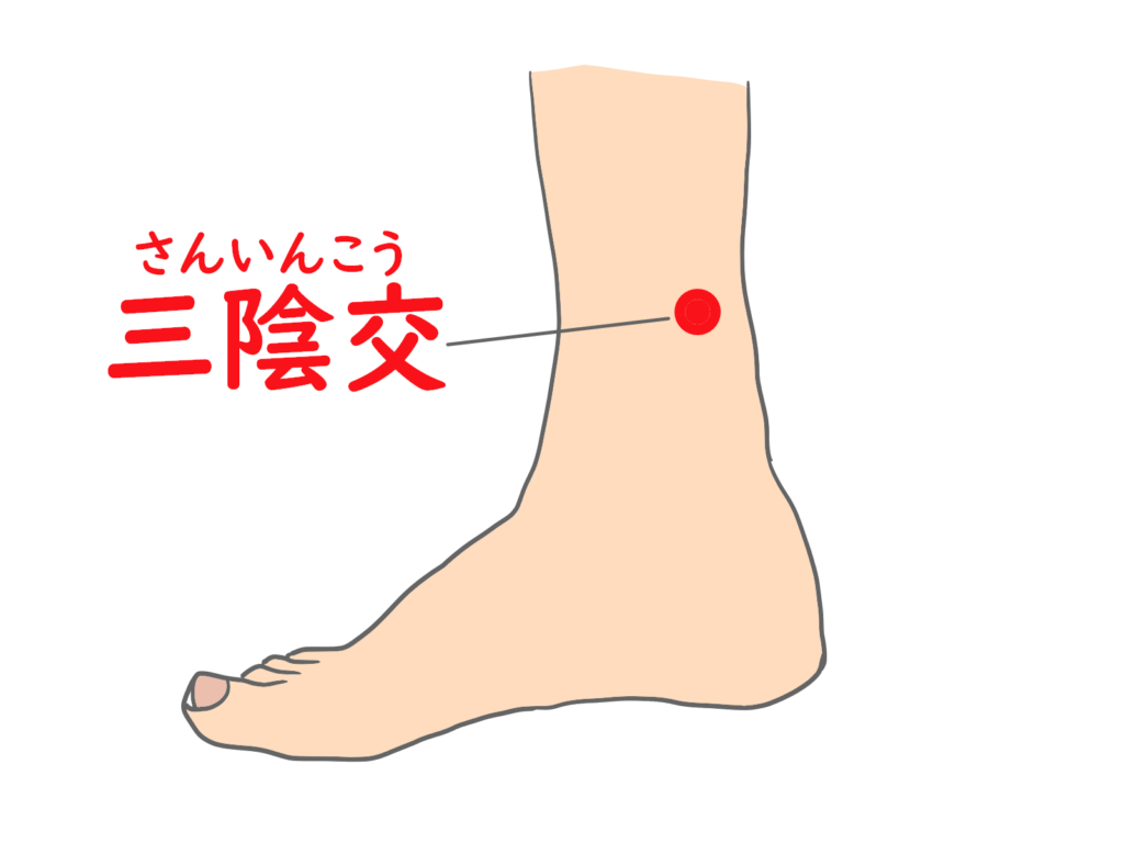 三陰交のツボ