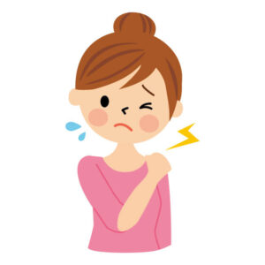 肩こりに悩む女性